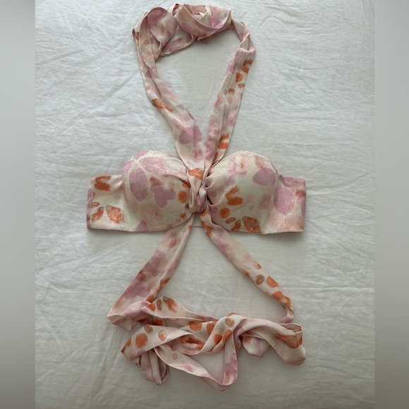 Revolve X House of Harlow 1960 Tammy Top With Watercolor Floral Print - Picture 7 of 7